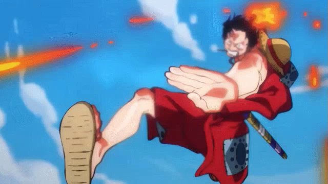 One Piece Red Hawk Gif Onepiece Redhawk Luffy Discover Share Gifs