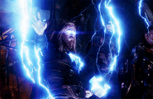 Lightening Gifs Tenor - lightning thor lighting roblox