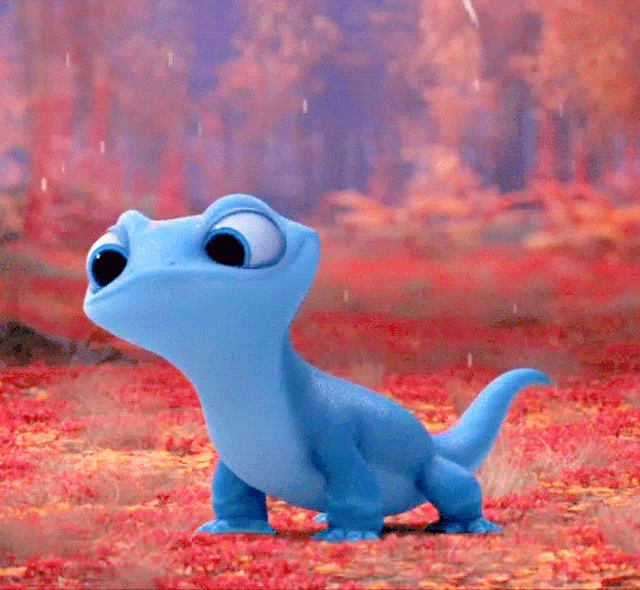cute lizard from frozen 2
