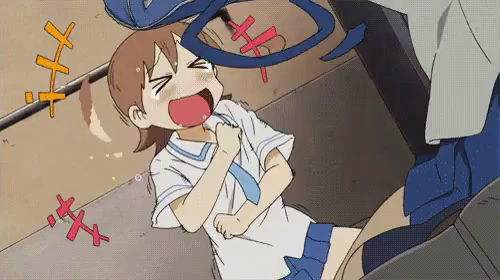 日常の相生祐子が腹を抱えて笑う Gif Jalol Nichijou Jaanime Discover Share Gifs