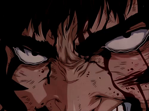 Tried rewatching the '97 anime again and i just loved the way Guts