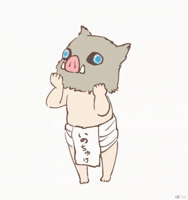 Inosuke Baby Gif Inosuke Baby Cute Discover Share Gifs