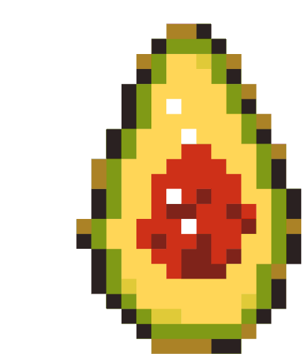 Pixel Art Avocado Fruits Gif Pixelartavocado Avocado Pixelart Discover Share Gifs