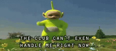 Teletubbies The Club Cant Handle Me Right Now GIF - Teletubbies The Club  Cant Handle Me Right Now Cant Handle Me - Discover & Share GIFs
