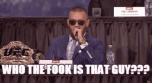 Conor Mc Gregor Who The Fook Is That Guy GIF - ConorMcGregor WhoTheFookIsThatGuy WhoTheFuck GIFs