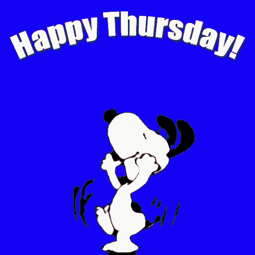 Thursday Snoopy Gif - Happy Thursday Gif | Bodrumwasurt