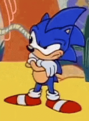 Sonic The Hedgehog Waiting GIF