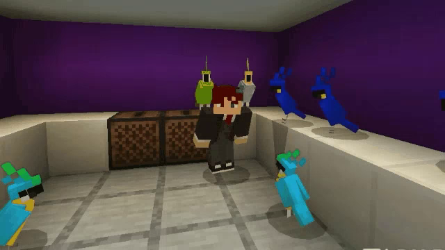 Parrot Dance Minecraft Gif Parrotdance Minecraft Minecraftonline Discover Share Gifs