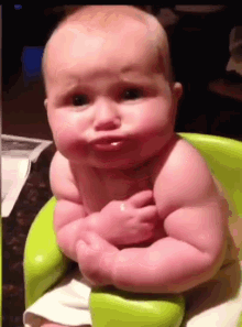 funny angry baby