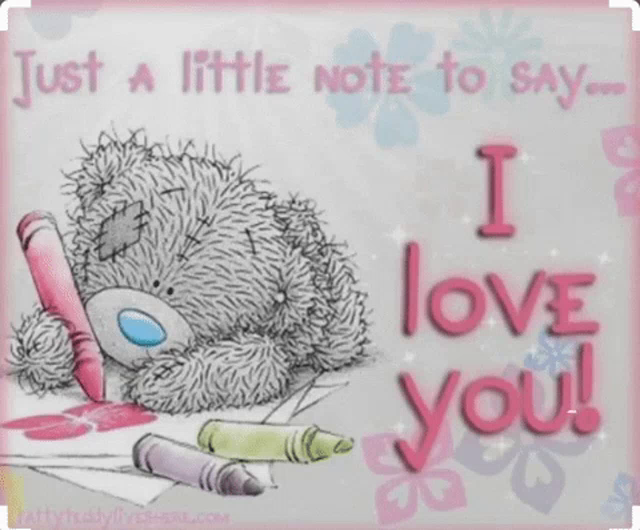 Note To Say Ilove You Bear Gif Notetosayiloveyou Loveyou Bear Discover Share Gifs