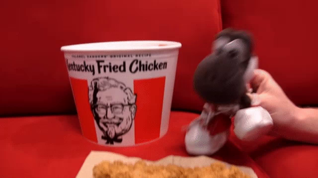 Fried Chicken Black Gifs Tenor - i love fried chicken kid roblox