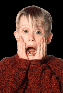 Image result for home alone face gif
