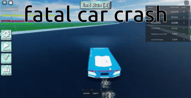 Car Crash Roblox Gif Carcrash Roblox Car Discover Share Gifs - roblox mac crashing