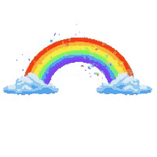 Resultado de imagen de arco iris gif