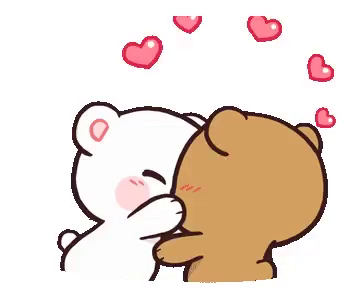 teddy bear kiss