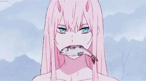 Anime Zero Two Gif Anime Zerotwo Cute Discover Share Gifs