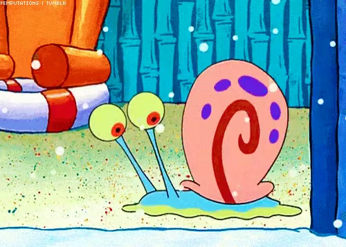 Spongebob Snail GIF - Spongebob Snail Xmas - Discover & Share GIFs