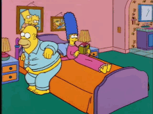 Homer Simpson Bed Gifs Tenor