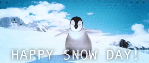 Happy Snow Day Penguin GIF - Happy Snow Day Penguin Happy - Discover &amp;  Share GIFs