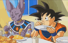 Featured image of post Dragon Ball Goku Eating Gif Don t let gohan fans fool you goku is dragon ball s one and only main character
