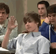 Image result for raising hand in class gif