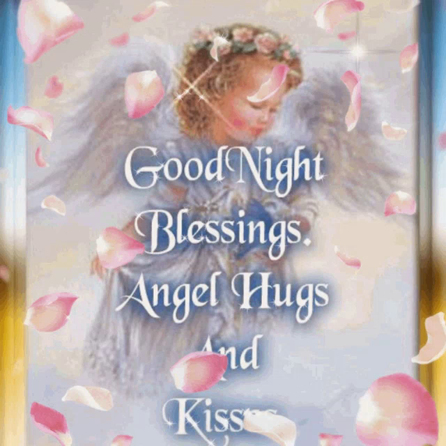 Good Night Blessings Gif Goodnight Blessings Angelhugsandkisses Discover Share Gifs