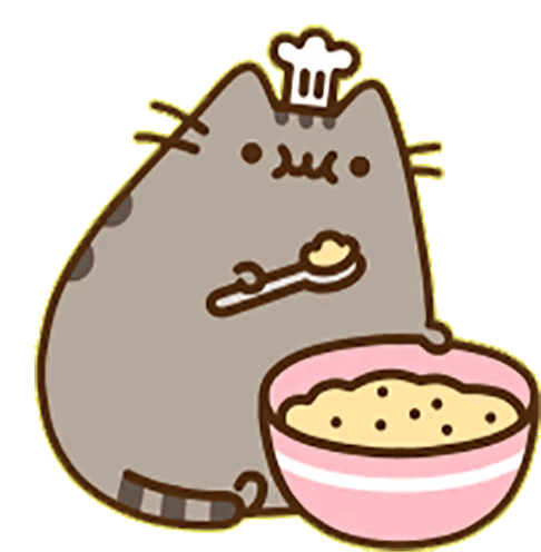 Pusheen Eating GIF - Pusheen Eating Food - Discover & Share GIFs