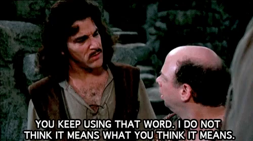 Princess Bride You Keep Using That Word GIF - Princess Bride ...