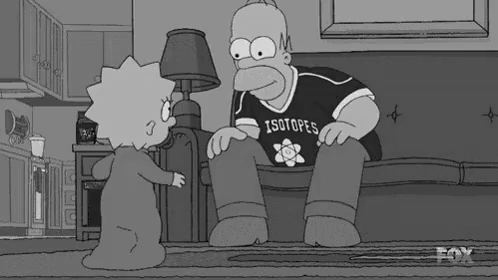 lisa simpson tumblr black and white