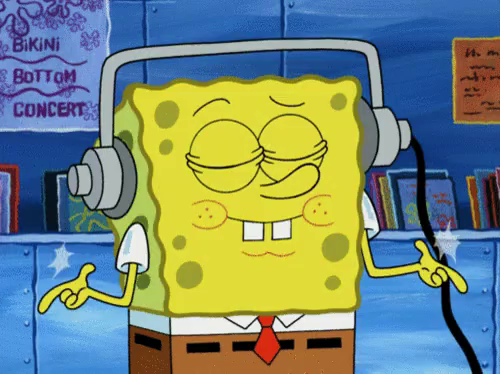 Spongebob Squarepants Headphone GIF - Spongebob Squarepants Spongebob  Headphone - Discover & Share GIFs