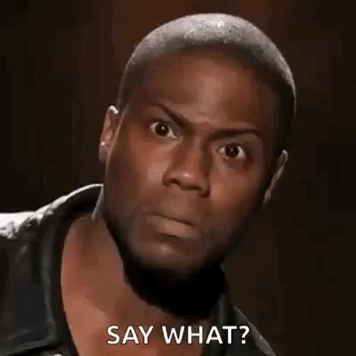 Kevin Hart Say What GIF - Kevin Hart Say What Stare - Discover & Share GIFs