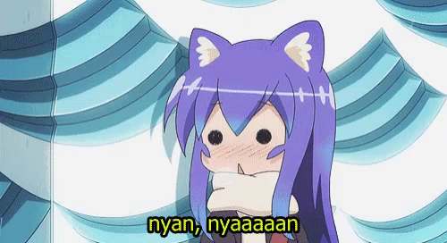 chibi anime nyan cat