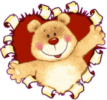 Hug Love GIF - Hug Love TeddyBear GIFs