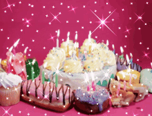 Happy Birthday Wishes With Cake Gifs Tenor