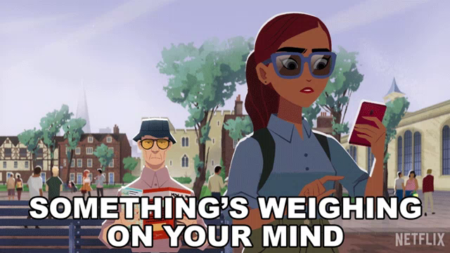 Somethings Weighing On Your Mind Shadowsan Gif Somethingsweighingonyourmind Shadowsan Carmensandiego Discover Share Gifs