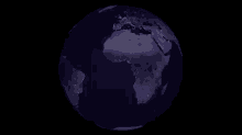 View Of Earth From Space At Night Gifs Tenor