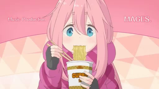 Anime Chibi Girl Eating