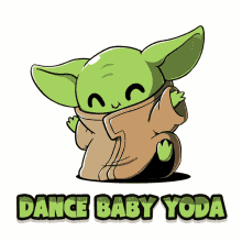 Happy Baby Yoda Gifs Tenor