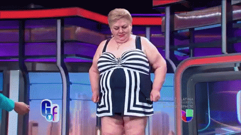 bailando en el gorda y la flaca