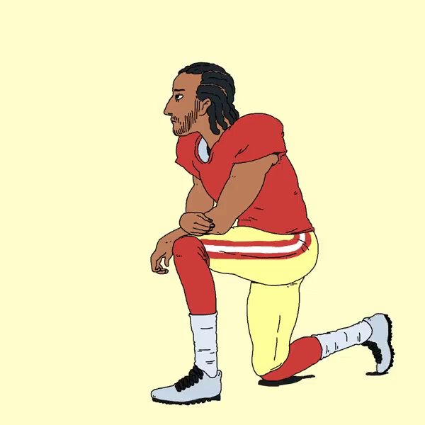 Football Player Take A Knee Gif Football Player Take A Knee Nfl Discover Share Gifs