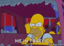 Homer Simpson Driving Gifs Tenor