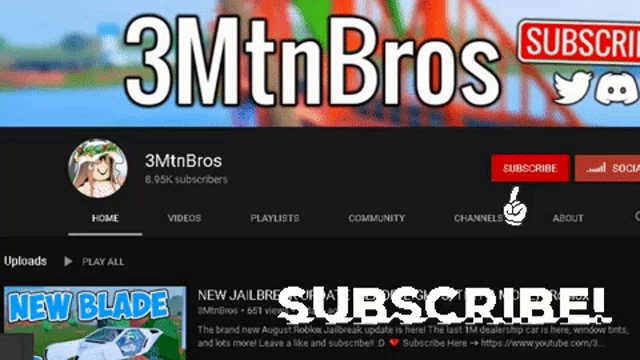 3mtnbros Roblox Gif 3mtnbros Roblox Subscribe Discover Share Gifs - roblox logo for youtube channel