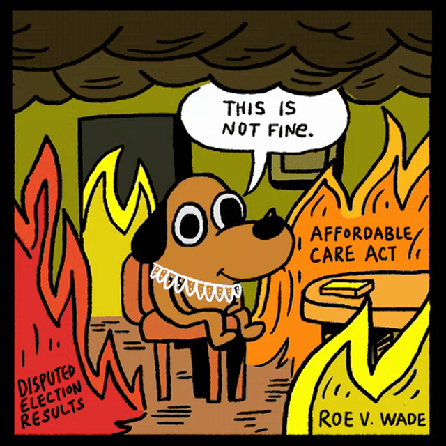 This Is Not Fine Everything Is Fine Gif Thisisnotfine Everythingisfine Thisisfinememe Discover Share Gifs