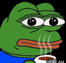 Frog Drinking Tea GIFs | Tenor