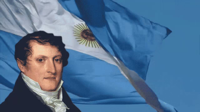 Manuel Belgrano Bicentenario Flag Gif Manuelbelgranobicentenario Flag Waving Discover Share Gifs