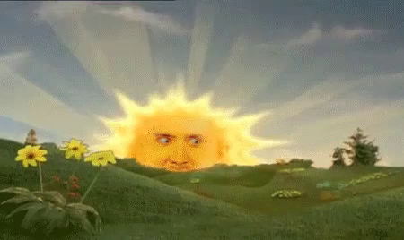 Sunrise Gif Nicholas Cage Teletubbies Sun Discover Share Gifs
