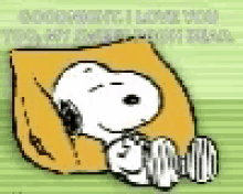 Snoopy Sleeping Gifs Tenor