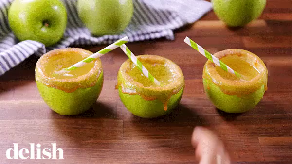 Caramel Apple Spritzers Gif Delish Caramelapplespritzers Caramel Discover Share Gifs