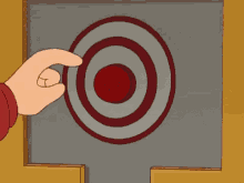 cat red button gif