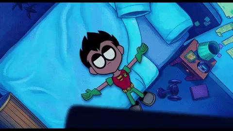 Robin Cant Sleep Gif Robin Cantsleep Teentitansgo Discover Share Gifs